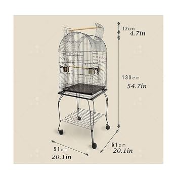 Amazon.co.jp: 鳥ケージ 中型オウムケージ 群れ鳥ケージ